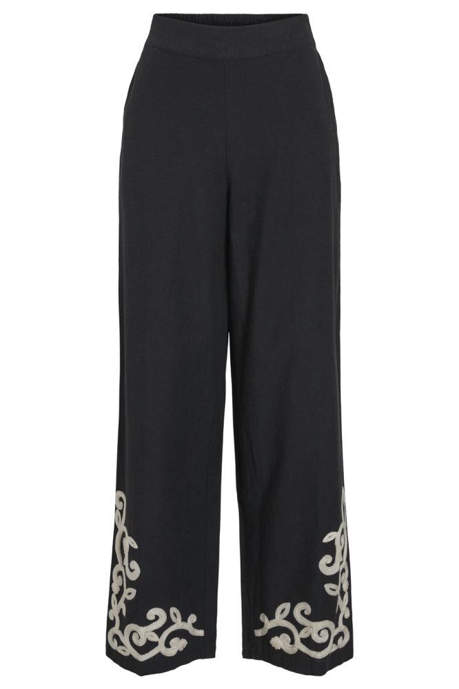 VIPOLENE HW PANTS 14104029 BLACK BEAUTY
